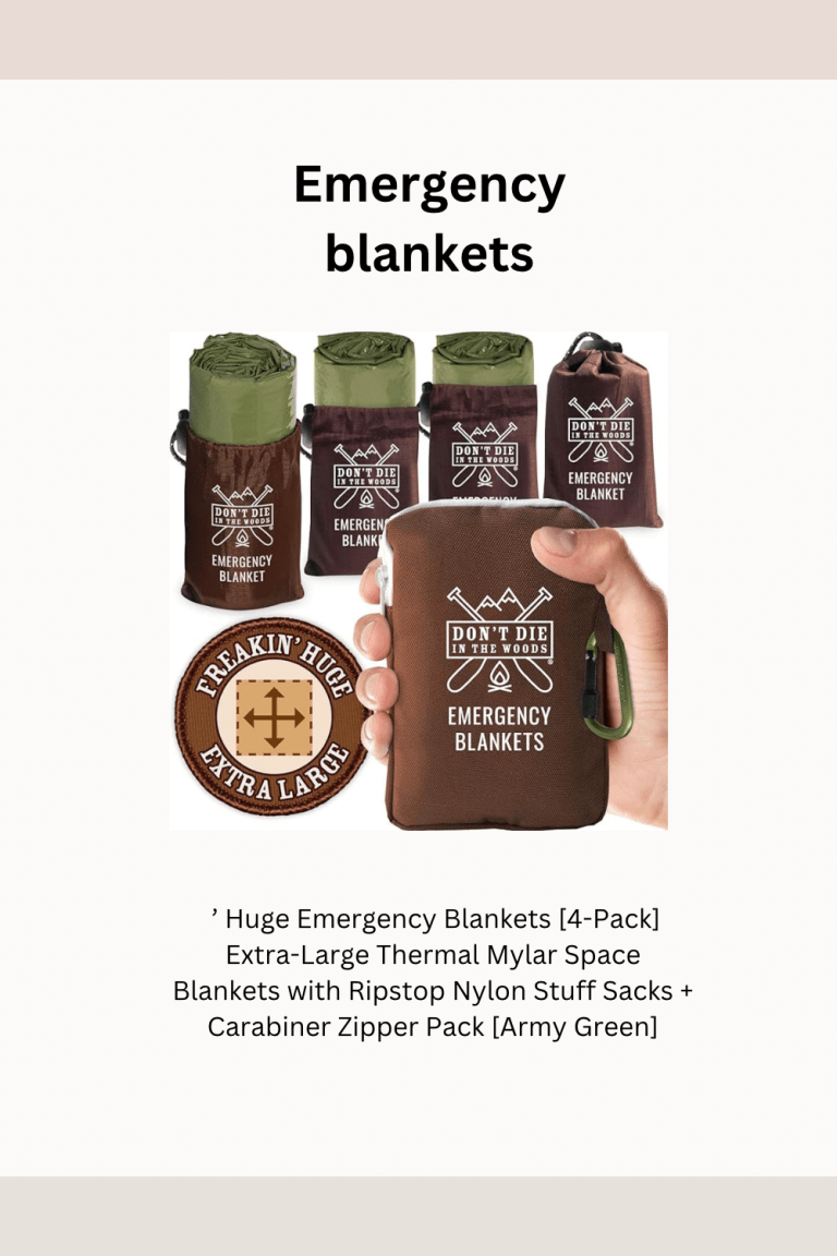 Emergency blankets