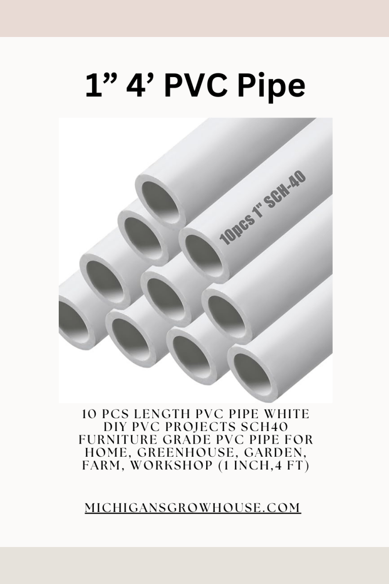 PVC 1” 4’ pipe